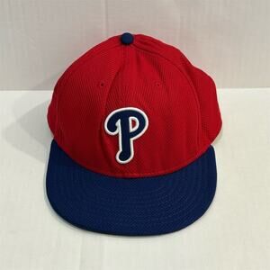 New Era Philadelphia Phillies MLB Fitted Cap Red/Navy Size 7 1/4